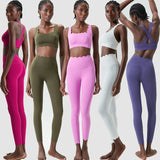 Women's Seamless High-Stretch Yoga & Fitness Set (2-Piece)