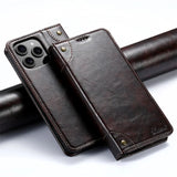 Magnetic PU Leather Flip Wallet Case for iPhone