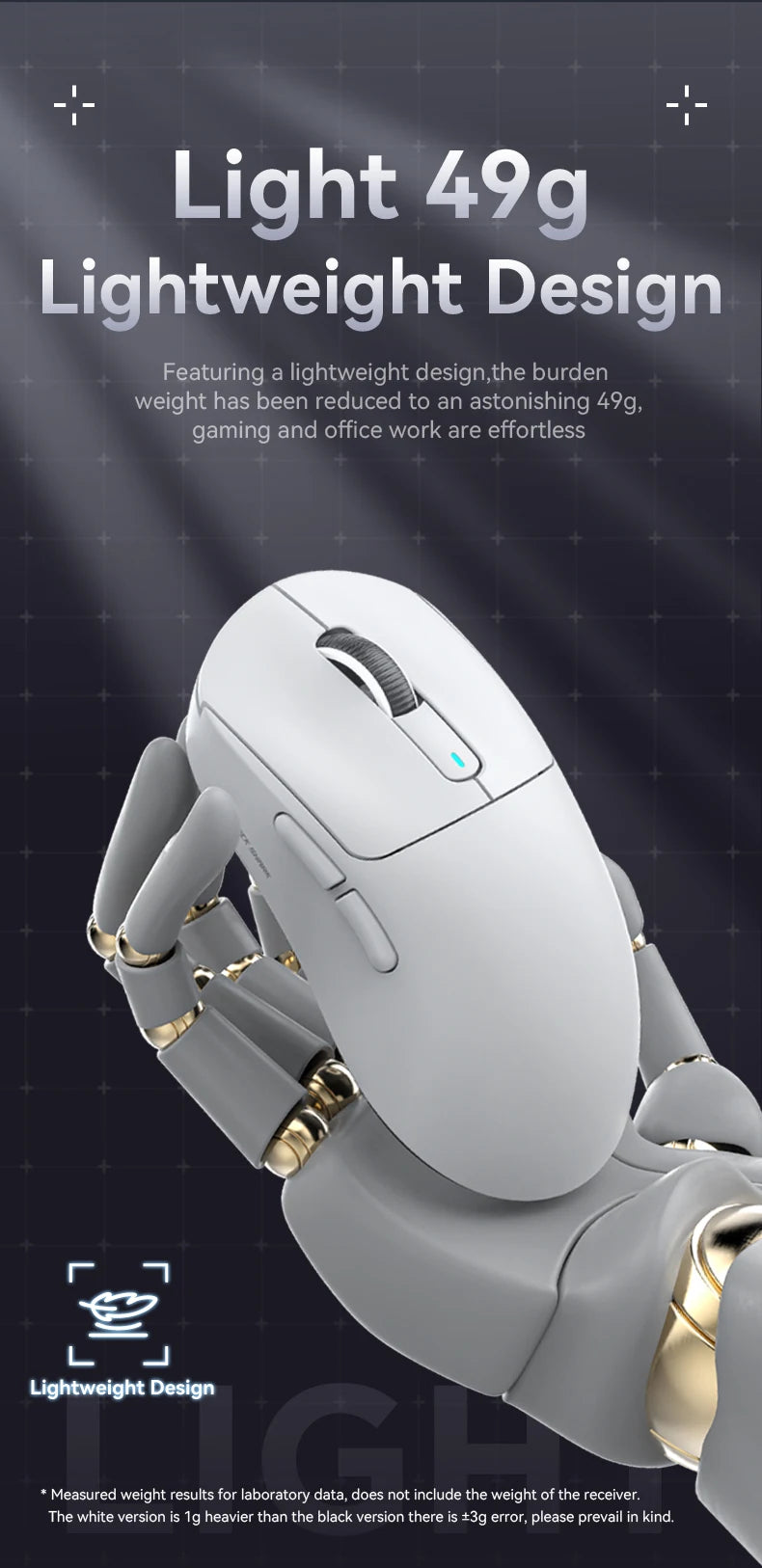 Attack Shark X3 PixArt PAW3395 Bluetooth Mouse,26000dpi,Wireless Tri-Mode Connection,Lightweight Macro Gaming Mouse