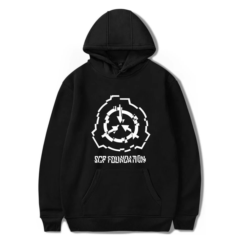 Scp Foundation Hoodie 2025 New Autumn Winter Fashion Men Women Soft Warm Casual Sweatshirt Black Comfortable streetwear