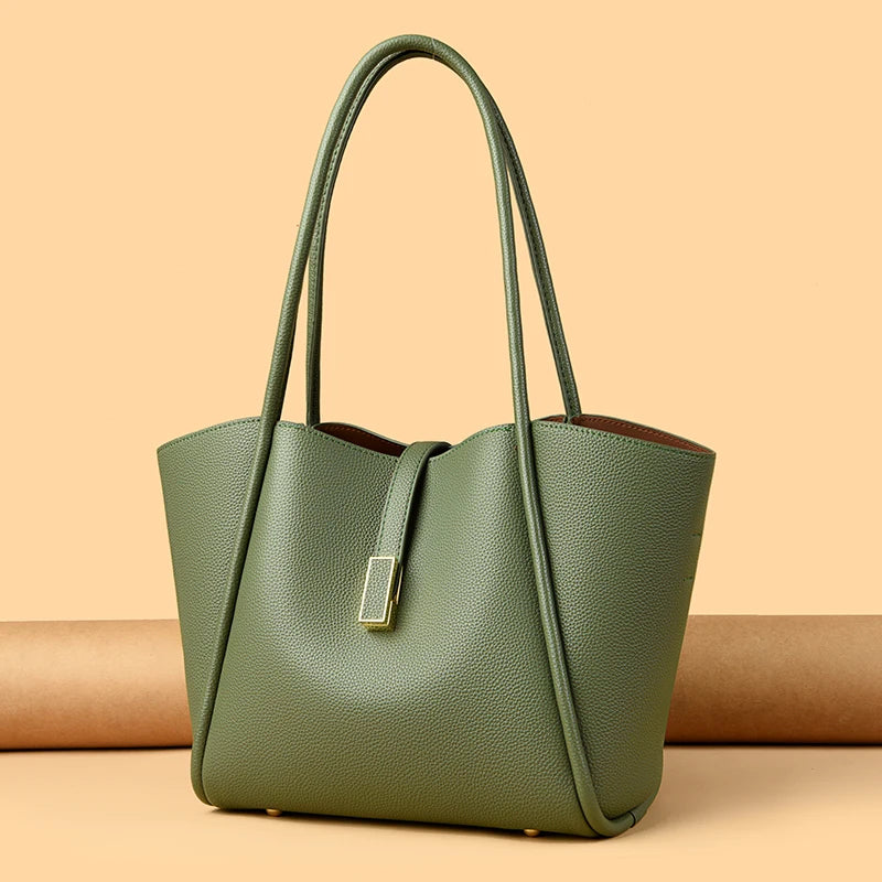 High Quality Soft Leather Shoulder Crossbody Bags For Women Large Capacity Luxury Bag Brand Designer Casual Handbag Sac A Main