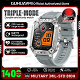 2026 Military-Grade Outdoor Sports Smartwatch 1400mAh
