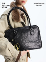 Amazing Song Toast Tote — Large Top Grain Leather Bag