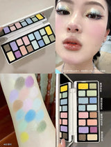Qianyan Cheeryep 16 Color Eyeshadow Palette Glitter Chamelon Matte Pearlescent Flash Plate Cowherd Sequins