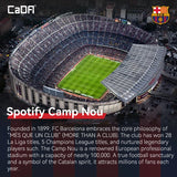 CaDA Camp Nou (Barcelona FC) Stadium Building Block Set / 728 Pieces / Collector's Item for Football Fans & Block Enthusiasts