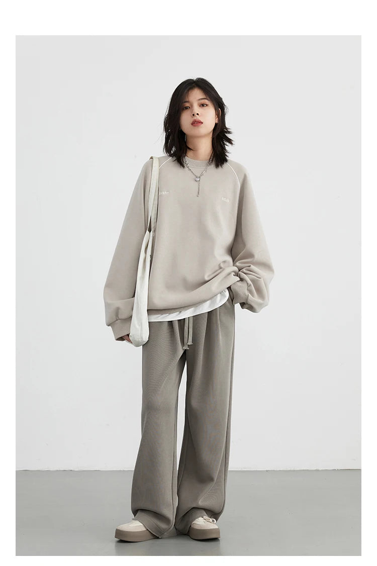 Women's High-Waisted Drawstring Wide-Leg Pants