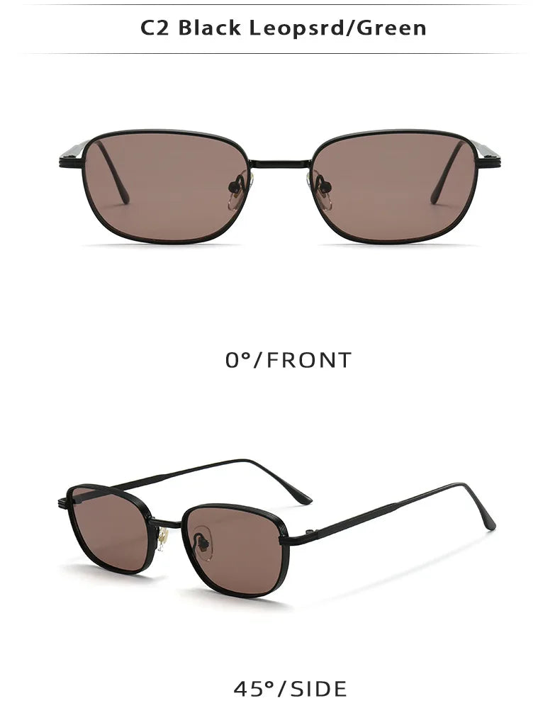 DDDLONG Fashion Small Square Retro Sunglasses Women Classical Vintage Punk Sun Glasses For Men Eyewear Outdoor Shades D626