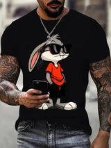 Men’s Rabbit Graphic Streetwear Tee