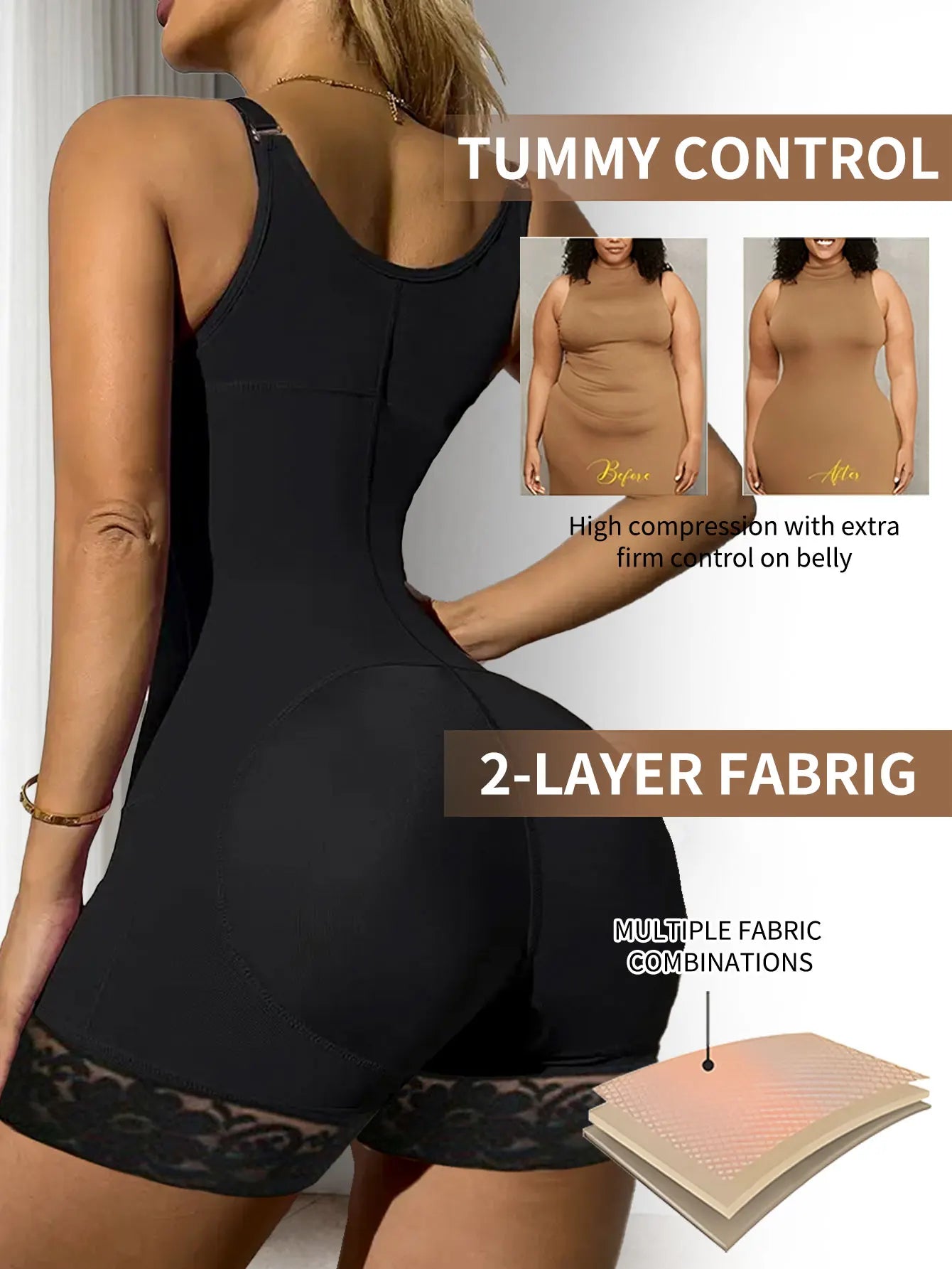 Women’s Firm Control Shaping Bodysuit