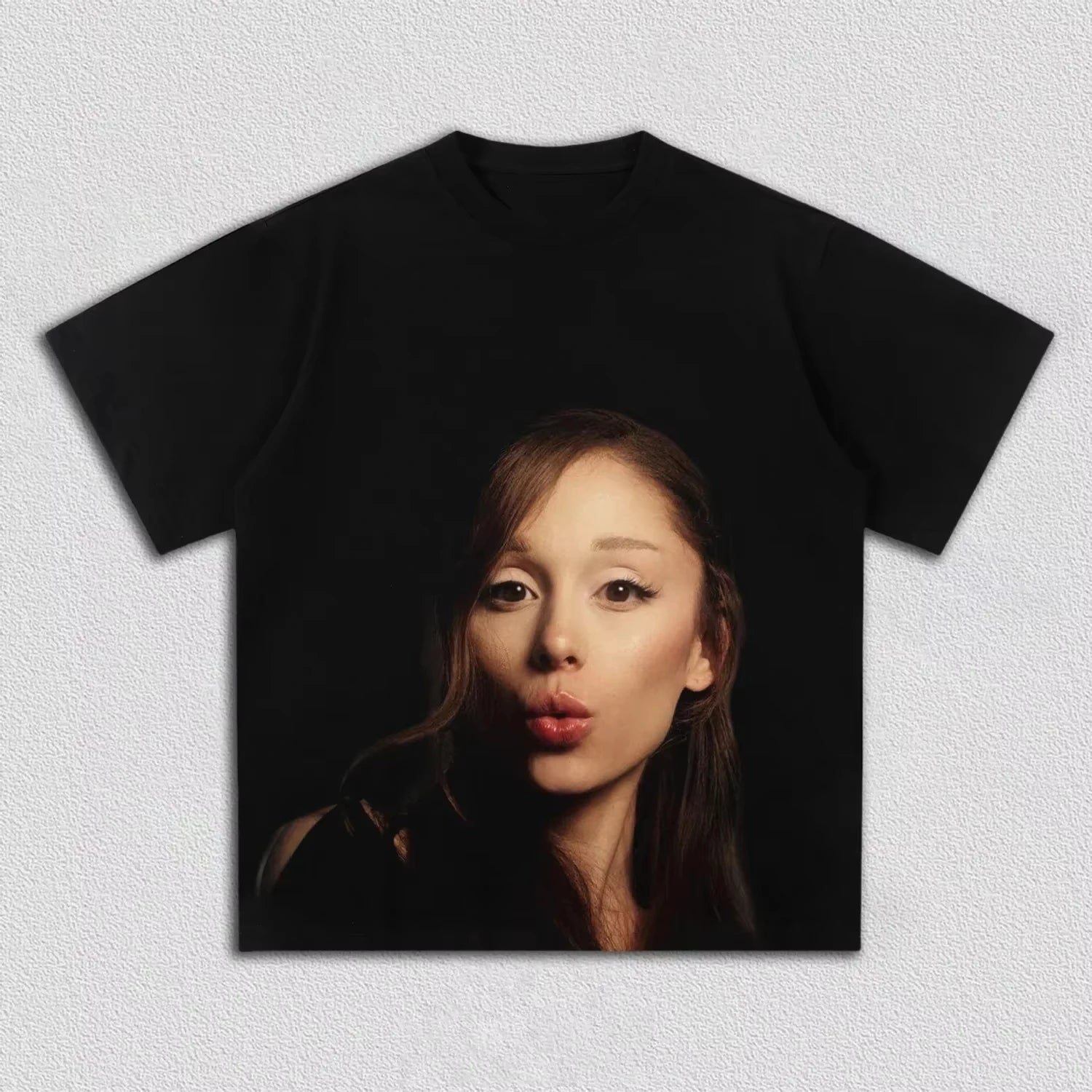 Ariana Grande Petal Photo Graphic Tee — Unisex Cotton T-Shirt