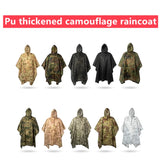 Waterproof Camo Rain Poncho – Unisex Outdoor Gear
