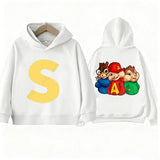Kids' Alvin Chipmunk Print Hoodie