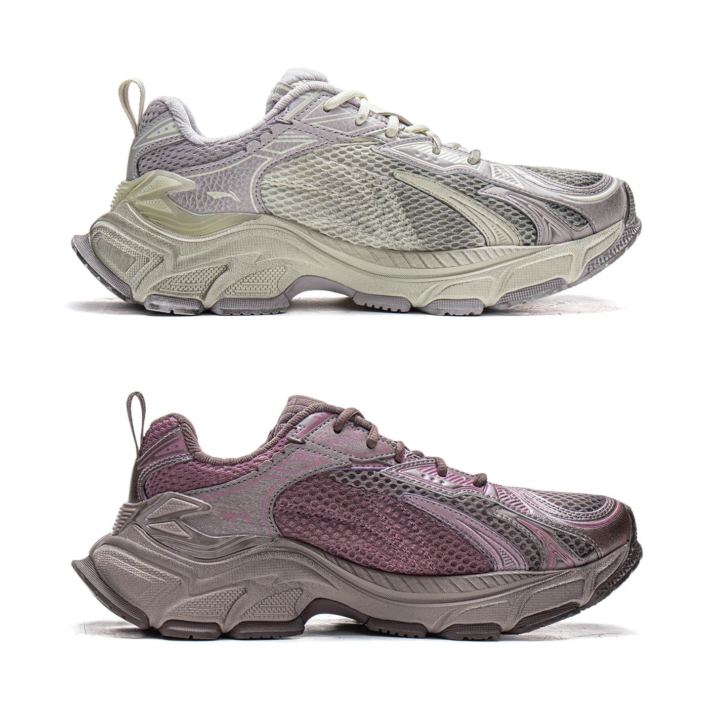 Li-Ning Women's STARLIT L2K Lifestyle Shoes Cushioning Lightweight Rebound LiNing Stylish Classic Casual Shoes AGLW078