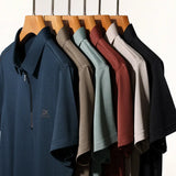 Men's Zipper Polo Shirt | Smart Casual All-Season