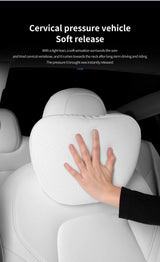 Tesla Model 3/Y Juniper Nappa Leather Car Seat Neck Pillow