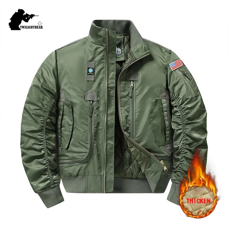 Men's MA1 Bomber Jacket | Oversized Padded Parka