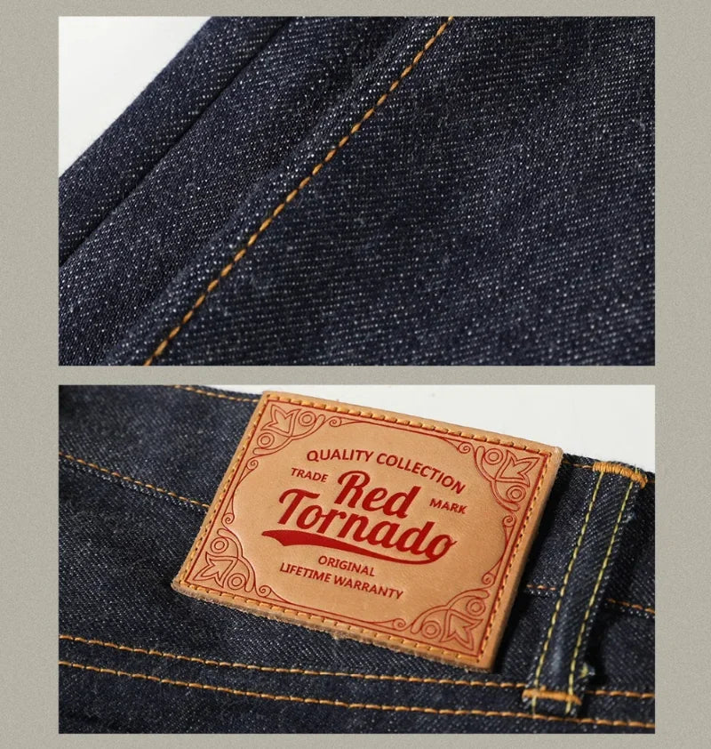 Red Tornado 55501 Relaxed Straight Fit Men's Raw Selvedge Jeans