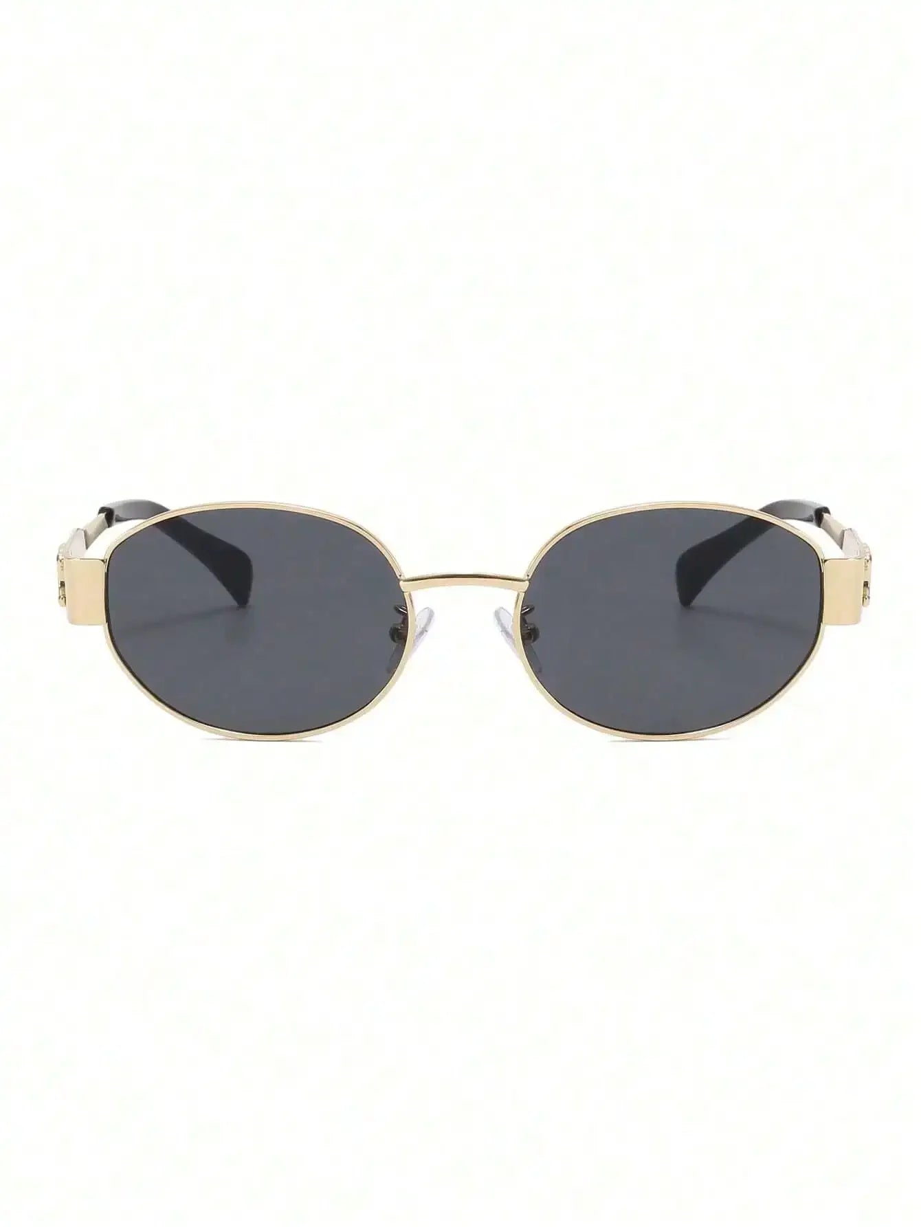 Oval Frame Women's Vintage Sunglasses | UV400 Metal