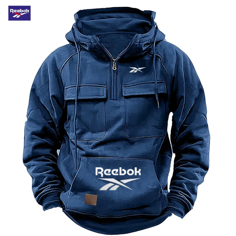 Men’s Multi-Pocket Zip Hoodie