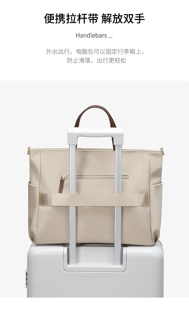 GOLF Women Business Handbag Briefcase Laptop Bag 15 Inch Waterproof Work Office Bag for Ladies Commuter Shoulder Bags Computer