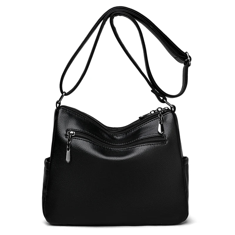 Fashion Women's Brand Trendy Shoulder Bag Leather Crossbody Bag High Quality Women Tote Bags 2024 Large Capacity Female Handbags