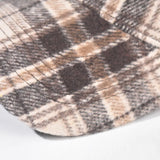 Unisex Checkered Baseball Cap with Adjustable Strap