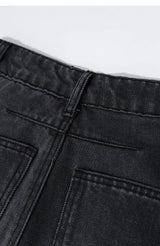 Amii casual Women's jeans 2025 Autumn new minimalist retro Women pants versatile loose cotton wide-leg trousers ladies 12553096
