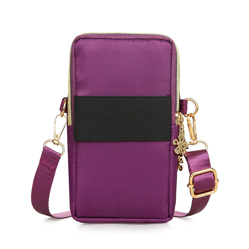 Women's Mini Crossbody Phone Bag – Flap Shoulder & Neck Pouch