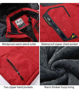 Men's Fleece-Lined Winter Parka | Waterproof Outdoor Jacket
