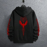 Men's Printed Pullover Hoodie