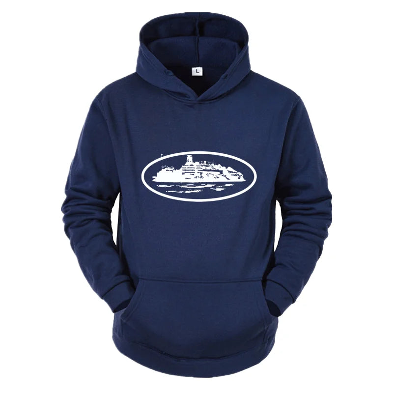 2026 Autumn/Winter New Devil Island Men's and Women's Printed Hoodies Outdoor Activities Casual Hoodies Fashion Trend Men's Wear