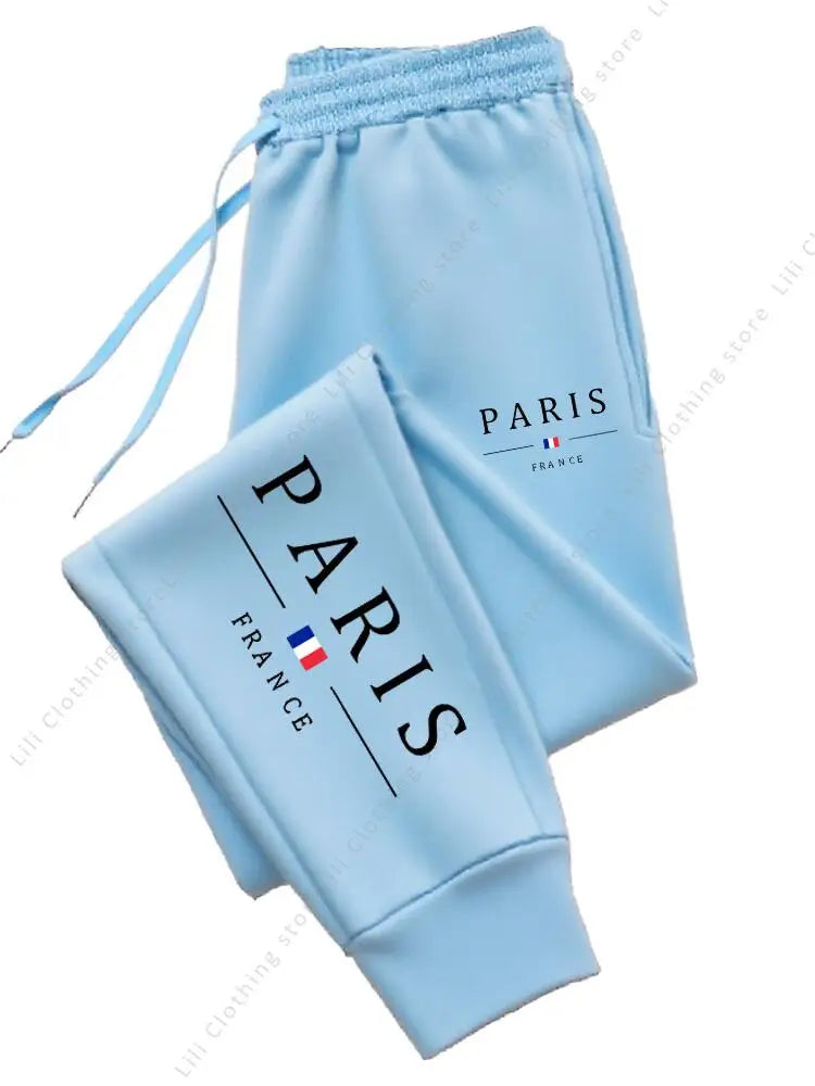 Women's Fleece Jogger Pants with Drawstring Waist