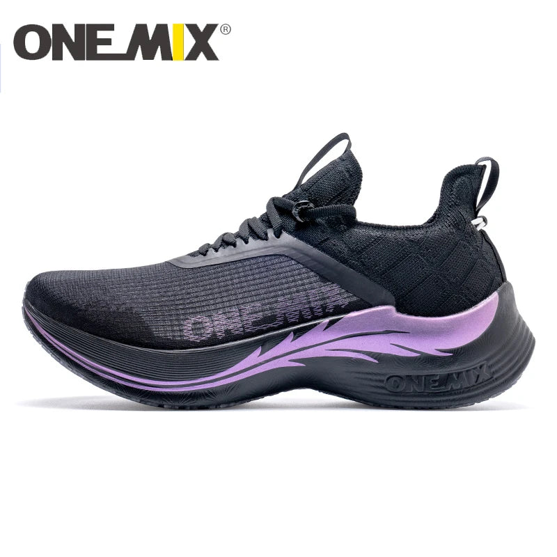 ONEMIX Carbon Plate Marathon Running Racing Shoes Professional Stable Support Shock-relief Ultra-light Rebound Sneakers