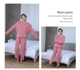 Women's Coral Velvet Winter Pajama Set