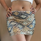 Sparkly Sequin Y2K Mini Skirt