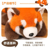 Plush Animal Cuddle Pillow – Raccoon, Fox & Red Panda