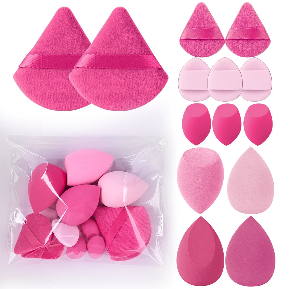 Professional 3-20pc USA-Made Makeup Brush Set - Goat & Synthetic Hair