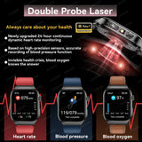 2026 New Accurate Measurement Health Smart Watch ECG+PPG Uric Acid Blood Pressure Blood Lipids BT Call Smartwatchs For Men Women