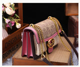 Color-Contrast Designer Crossbody Bag