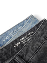 SIMWOOD 2026 Autumn Winter New Loose Straight 13oz 100% Cotton Fabric Jeans Men Washed Vintage Classical Denim Trousers