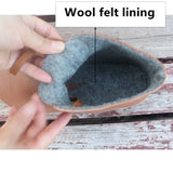 Barefoot Leather Boots with Wool Lining