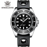 SD1964 STEELDIVE 1000M Waterproof 45.4MM Big Water Ghost Watch For Men Super BGW9 Blue Luminous Dive Watch with Valve
