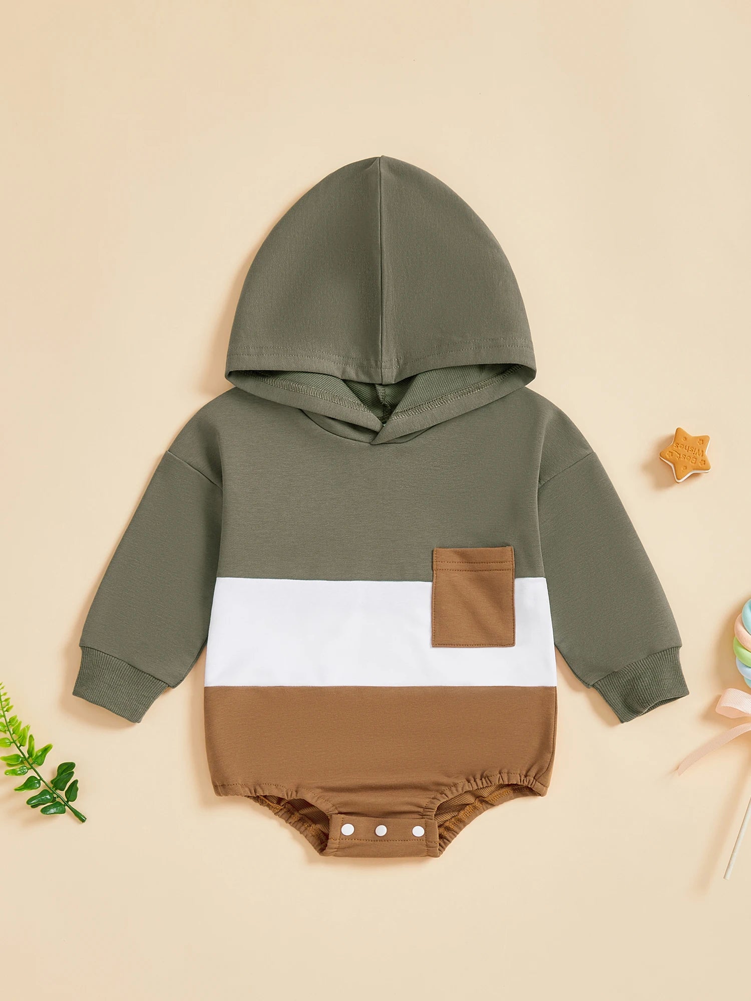 Toddler Bear-Ear Fleece Romper