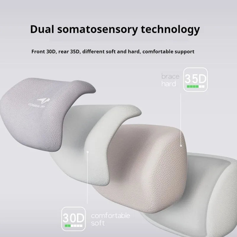 Upgraded Memory Foam Headrest Attachment For Office Chair Adjustable Height Angle Elastic Head Pillow Neck Support Rest Cushion