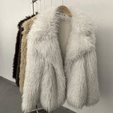Plush Faux Fur Winter Coat