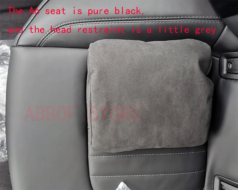 Car Seat Neck Top Quality Support Pillow Soft Headrest With Adjustable Strap from A6 A7 Q7 Q5L for A3 A4 A5 A6 A7 A8 B6 B7