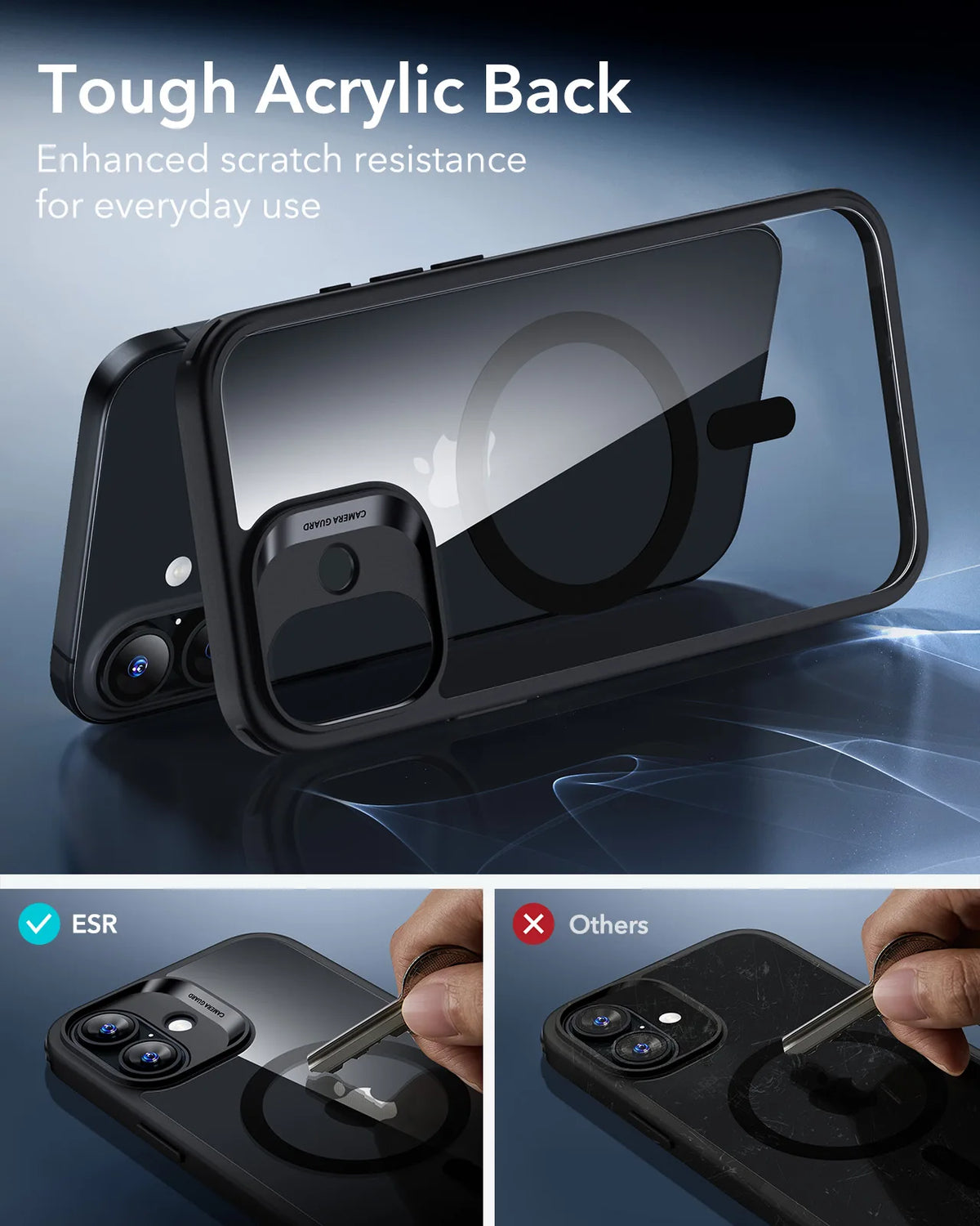 ESR Magnetic iPhone Case with Camera Guard