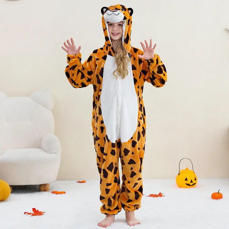 Kids' Capybara Flannel Onesie