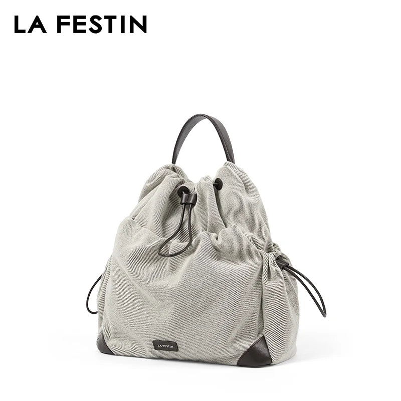 LA FESTIN Original Brand Backpack 2025 New Travel Bags for Woman Casual Tote Bags Large Capacity School Bag Shoulder Bag