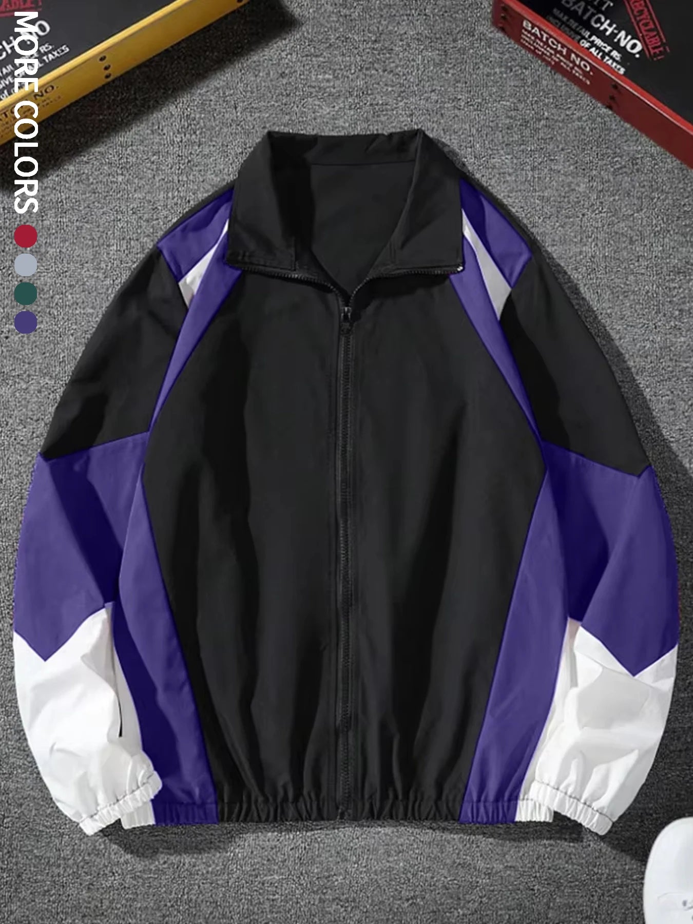 Men's Color-Block Jacket – Lightweight Travel Essential